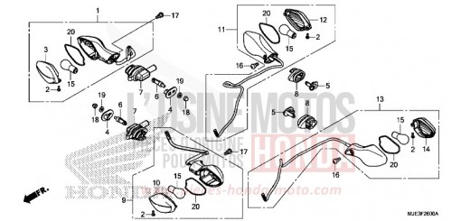 CLIGNOTANT CBR650FAH de 2017